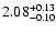 $\rm 2.08_{-0.10}^{+0.13}$