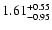 $\rm 1.61_{-0.95 }^{+0.55}$