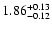 $\rm 1.86_{-0.12}^{+0.13}$