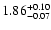 $\rm 1.86_{-0.07}^{+0.10}$