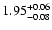 $\rm 1.95_{-0.08}^{+0.06}$
