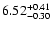 $\rm 6.52_{-0.30}^{+0.41}$