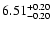 $\rm 6.51_{-0.20}^{+0.20}$