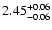 $\rm 2.45_{-0.06}^{+0.06}$