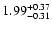 $\rm 1.99_{-0.31}^{+0.37}$