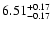 $\rm 6.51_{-0.17}^{+0.17}$