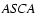 ${\it ASCA}$
