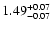 $\rm 1.49_{-0.07}^{+0.07}$