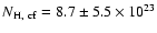 $N_{\rm H,~ cf}=8.7\pm5.5\times10^{23}$