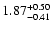 $\rm 1.87_{-0.41}^{+0.50}$