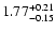 $\rm 1.77_{-0.15}^{+0.21}$