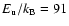 $E_{\rm u}/k_{\rm B}=91$