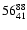 $\rm 56_{41}^{88}$