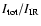 $I_{\rm tot}/I_{\rm IR}$