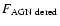 $F_{\rm AGN~dered}$