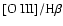 $\rm {[}O~III] / H\beta$