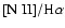 $\rm {[}N~II] / H\alpha$
