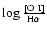 $\rm\log{\frac{[O~I]}{H\alpha}}$