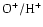 ${\rm O}^{+}/{\rm H}^{+}$