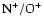 ${\rm N^{+}/O^{+}}$