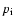 $p_{\rm i}$