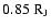 $0.85~{\rm R_J}$