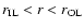 $r_{\rm IL} < r < r_{\rm OL}$