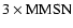 $3\times\mbox{MMSN}$