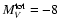 $M_V^{\rm tot}=-8$