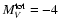 $M_V^{\rm tot}=-4$