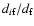 $d_{i\rm f}/d_{\rm f}$