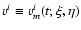 $v^i\equiv
v_m^i(t;\xi,\eta)$