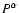 $P^\alpha$