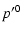 $\displaystyle p^{\prime 0}$