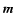$\vec{m}$