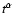$t^{\alpha}$