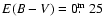 $E({B-V})=0\hbox{$.\!\!^{\rm m}$ }25$