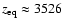 $z_{\rm eq}\approx3526$
