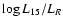 $\log L_{15}/L_{R}$