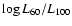 $\log L_{60}/L_{100}$