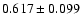 $0.617\pm0.099$
