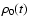 $\rho _{0}(t)$