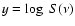 $y=\log~S(\nu)$