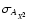 $\sigma_{A_{X^2}}$