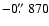 $-0\hbox{$.\!\!^{\prime\prime}$ }870$