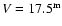 $V=17.5^{\rm m}$