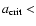 $a_{\rm crit}<$