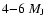 $4{-}6~M_{\rm J}$