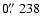 $0\hbox{$.\!\!^{\prime\prime}$ }{238}$