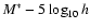 $M^{*} - 5\log_{10} h$